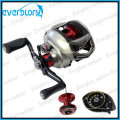 Dual Brake Atractivo diseño Baitcasting Reel